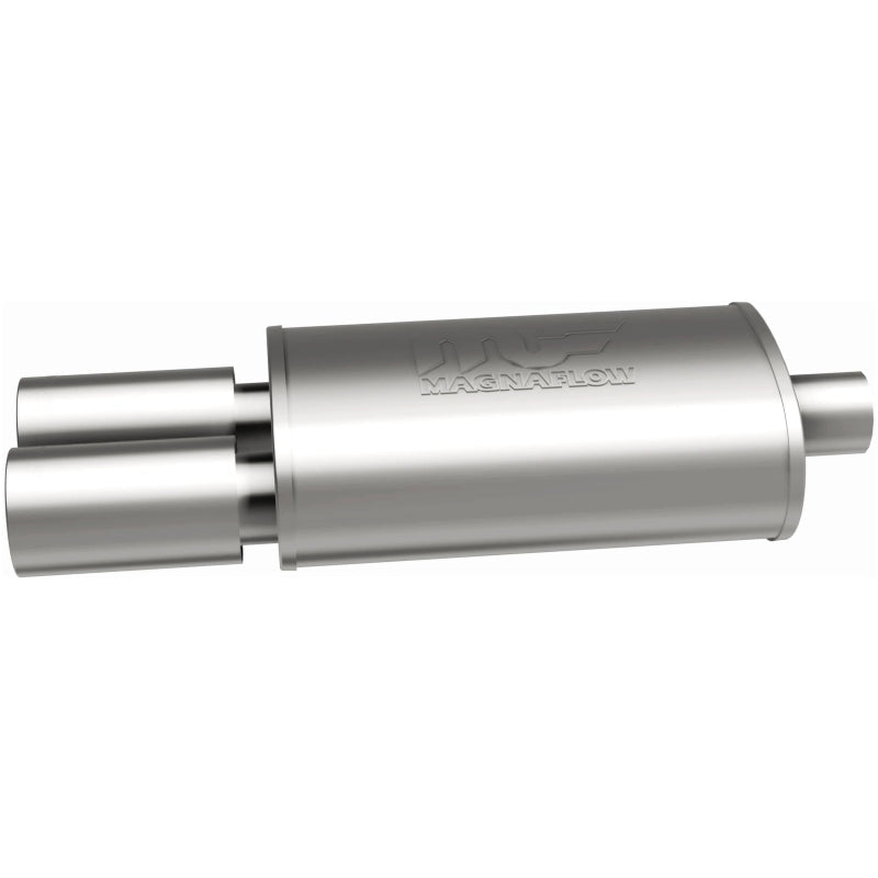 MagnaFlow Muffler W/Tip Mag SS 14X5X8 2.25/3.-Muffler-Magnaflow