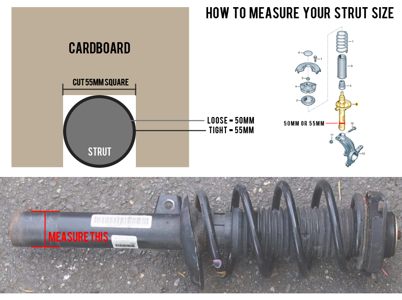 11-17 VW Jetta MK6 55mm Megan Racing Coilovers - Euro Series
