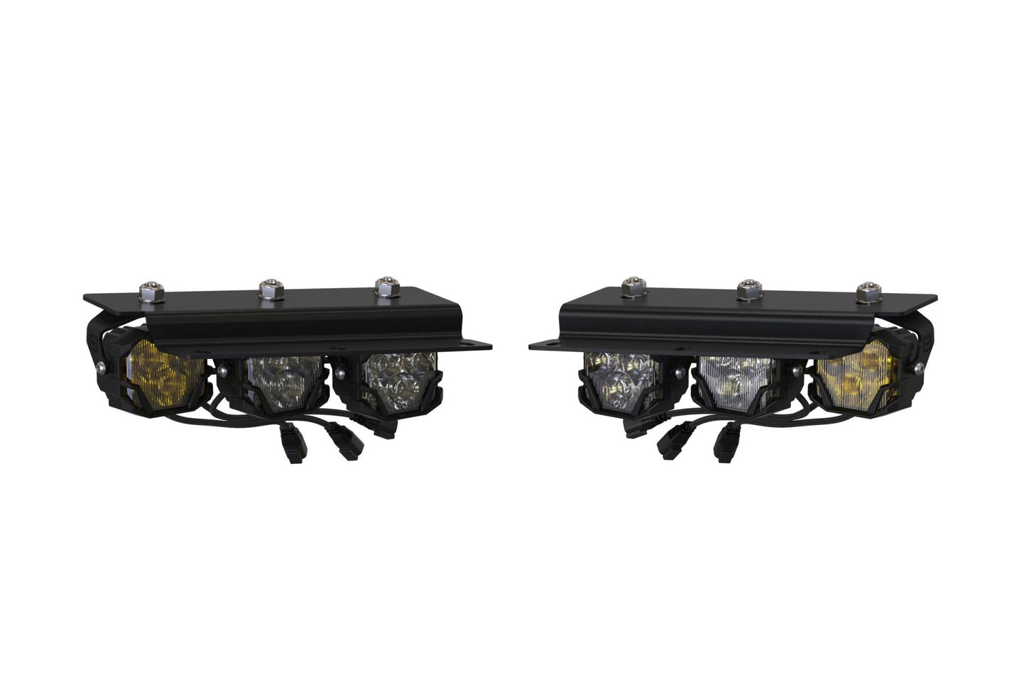 Morimoto 4Banger Triple Fog Kit: Bronco 2021+ (Brackets only / Pair) - Brackets - Morimoto