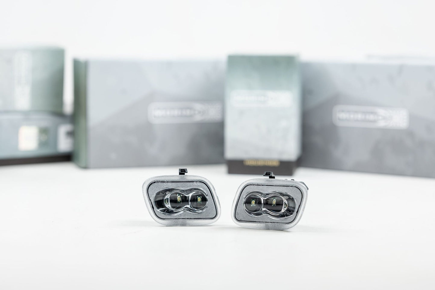 Morimoto XB LED Puddle Lights: 17 - 20 F - 150 / 17 - 22 Super Duty (Pair) - Sidemarker DRL & Signals - Morimoto