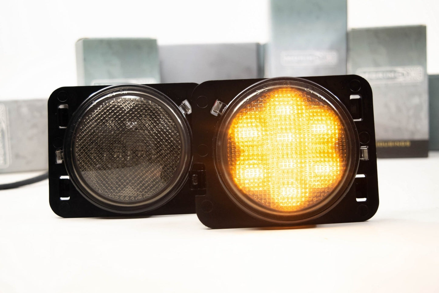 Morimoto XB Parking Lights: Wrangler JK (Pair) - Sidemarker DRL & Signals - Morimoto