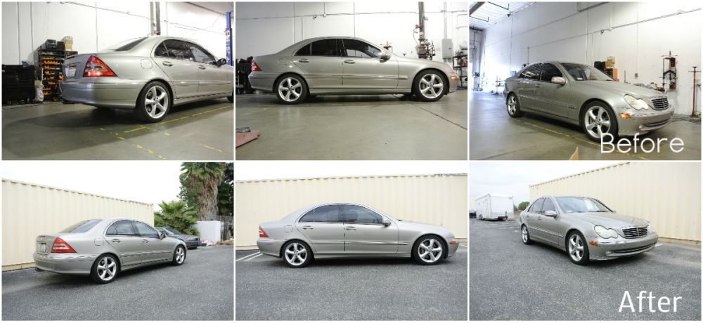 01-05 Mercedes C Class RWD Megan Racing Lowering Springs