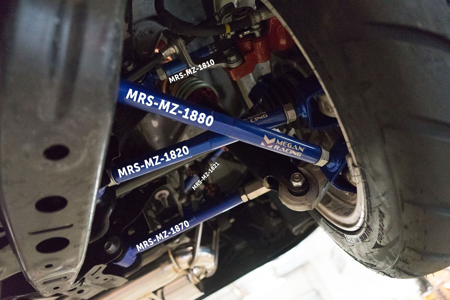 16-UP Mazda Miata Megan Racing Rear Upper Rear Arms With Pillowball