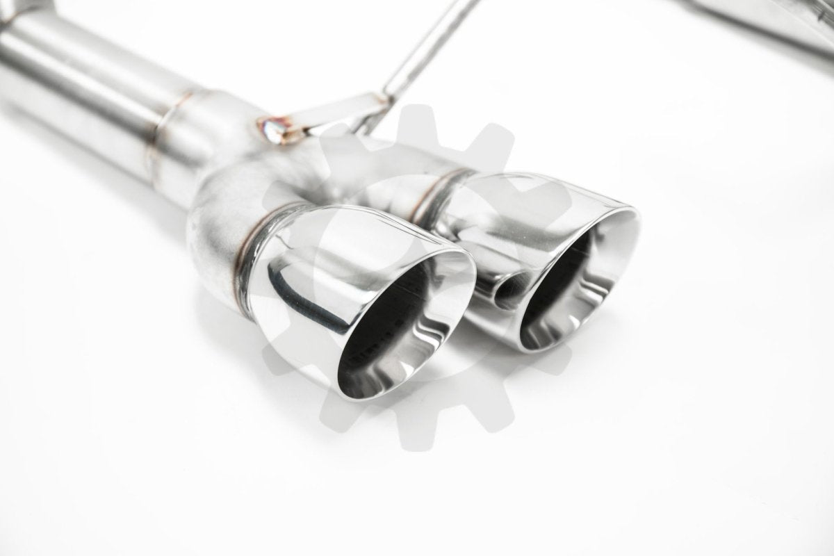 Nameless Performance Axle Back 3" Double Wall Polished Tips 2015 - 2021 WRX / 2015 - 2018 STI - Axle Back - Nameless Performance