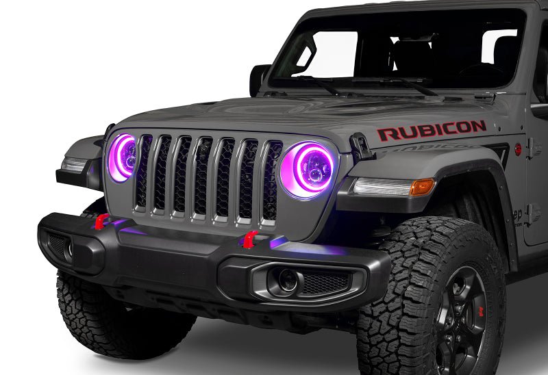 Oracle Jeep Wrangler JL/Gladiator JT 7in. High Powered LED Headlights (Pair) - Dynamic Headlights