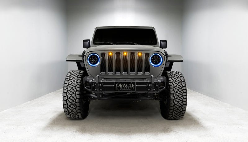 Oracle Jeep Wrangler JL/Gladiator JT 7in. High Powered LED Headlights (Pair) - Dynamic Headlights