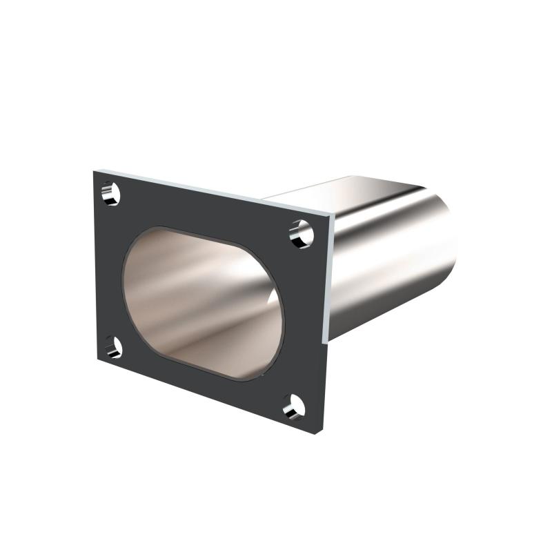 QTP Bolt-On QTEC Dual Low Profile Oval Electric Cutout Valves - Pair-Exhaust Cutouts-QTP