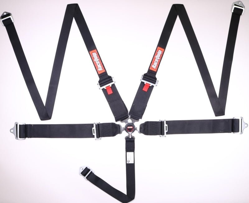 RaceQuip Black SFI CAMLOCK 5pt PD Lap HNR Seat Belt-Seat Belts & Harnesses-Racequip
