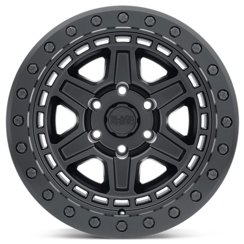 Black Rhino RENO Matte Black W/ Brass Bolts 17x9 0 6x135mm 87.1mm