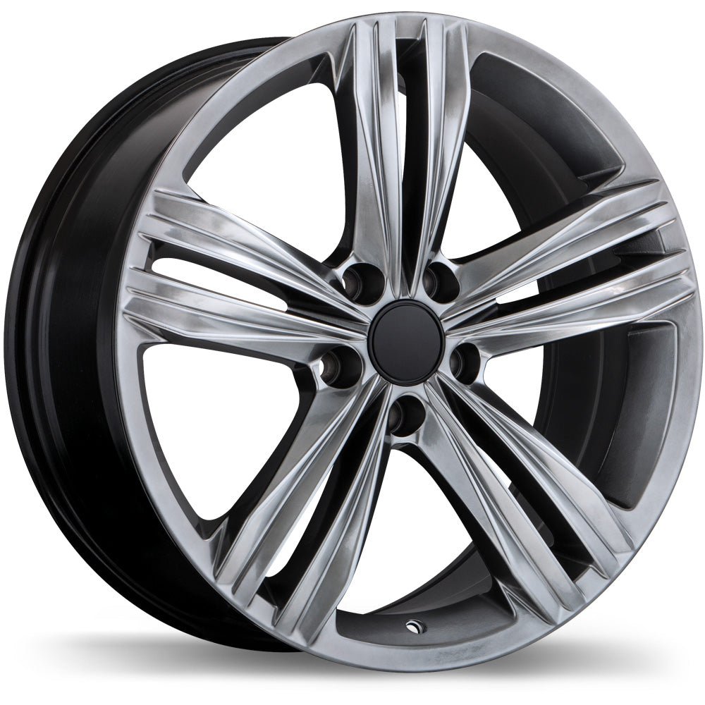 Replika R205A Dark Hyper Silver 18x8 +33 5x112mm 57.1mm-Wheels-Replika