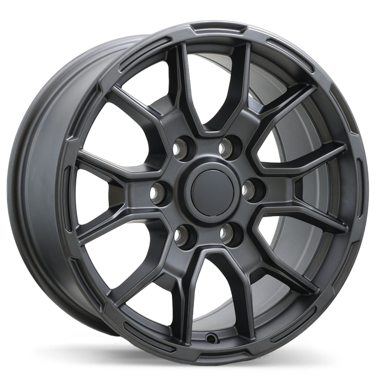 Replika R269 Matte Gunmetal 18x8 +35 6x135mm 87.1mm-Wheels-Replika