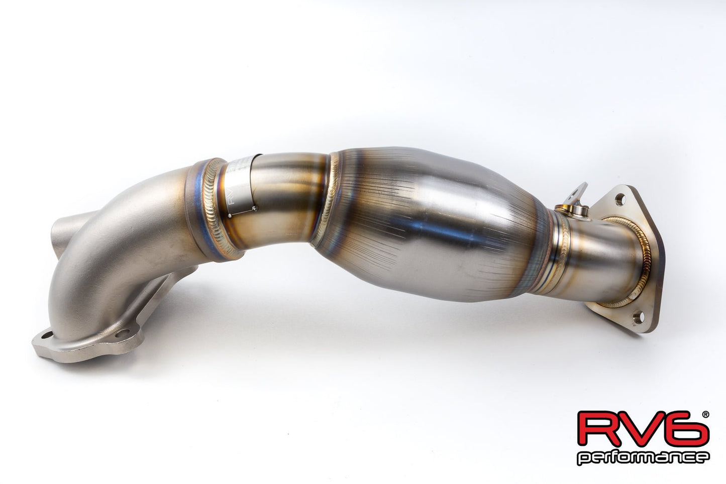 RV6 Catted Downpipe for 16 - 21 Civic 2.0L (Sedan, Coupe) Downpipes