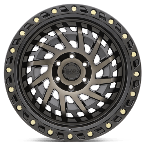 Black Rhino SHREDDER Matte Black W/ Mach Dark Tint 17x9 0 5x127mm 71.5mm