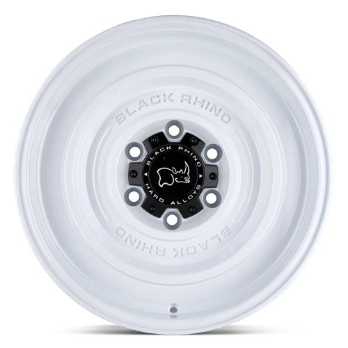 Black Rhino SOLID Gloss White 17x9.5 -18 5x127mm 71.5mm