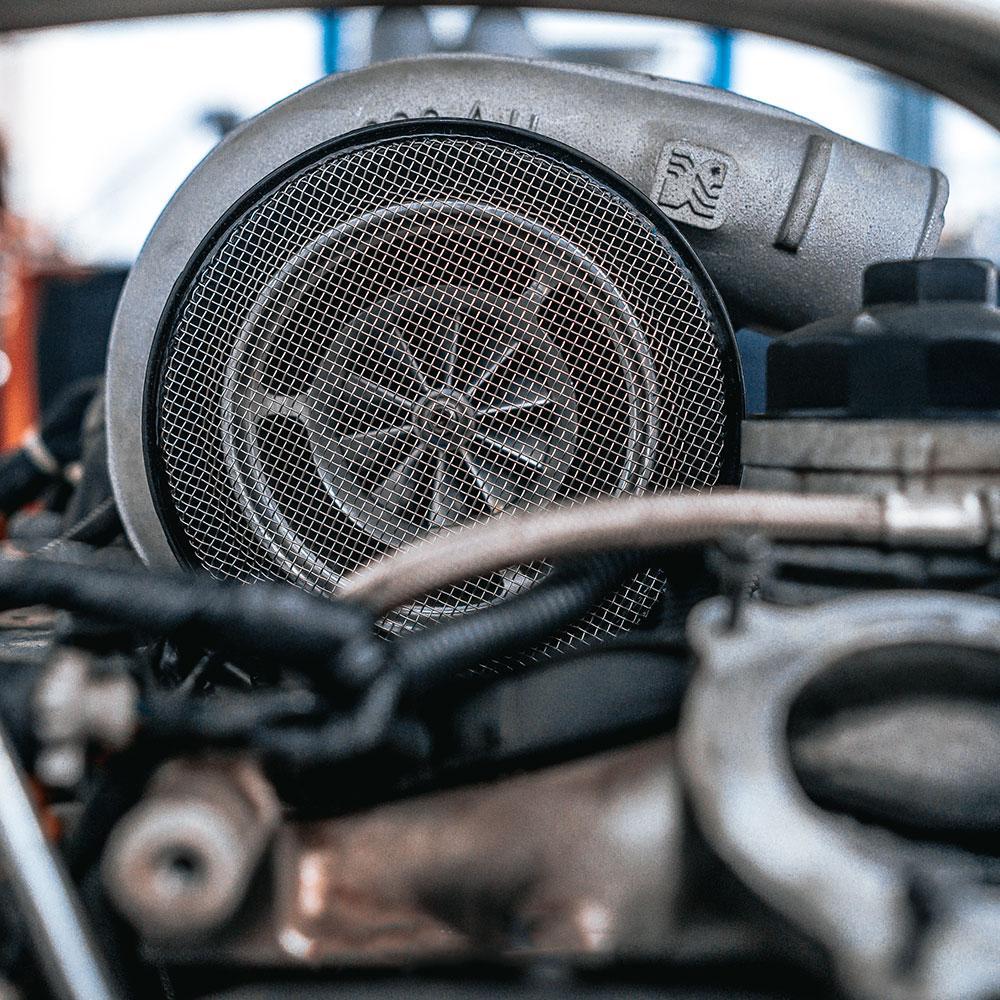 Universal S&B Turbo Screen Guard W/ Velocity Stack (Black) (77 - 30XX) - Turbo Kit Accessory - S&B Filters