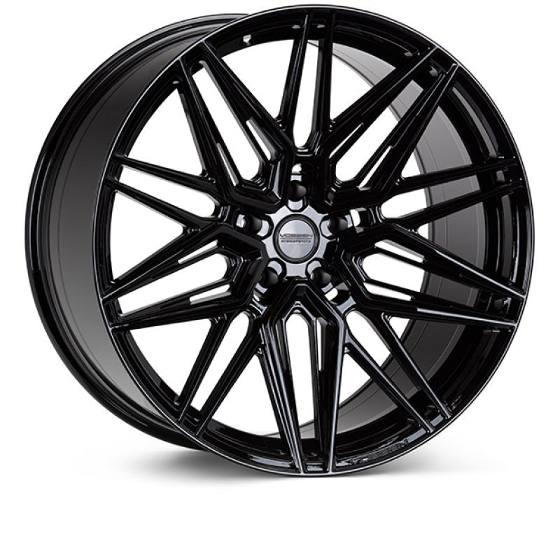 Vossen HF - 7 21x9.5 / 5x114.3 / ET35 / Deep Face / 64.1 - Gloss Black Wheel Wheels - Forged