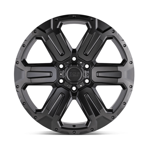 Black Rhino WANAKA M-gunmetal W/ Brushed Face 18x9 +12 6x139.7mm 112.1mm