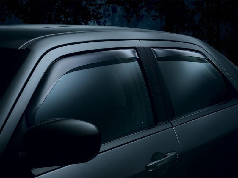 WeatherTech 07 - 11 Toyota Camry Sedan Front and Rear Side Window Deflectors - Dark Smoke Wind Deflectors