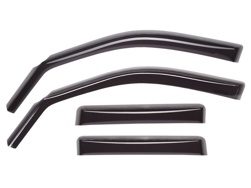 WeatherTech 07 - 15 Audi Q7 Front and Rear Side Window Deflectors - Dark Smoke Wind Deflectors
