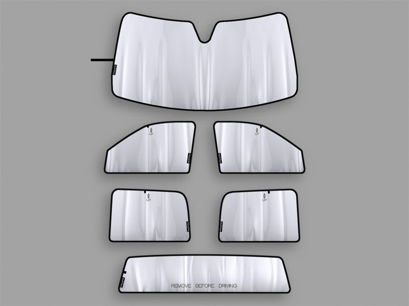 WeatherTech 2009+ Dodge Ram Truck 1500 Crew Cab TechShade Full Vehicle Kit Window Shades