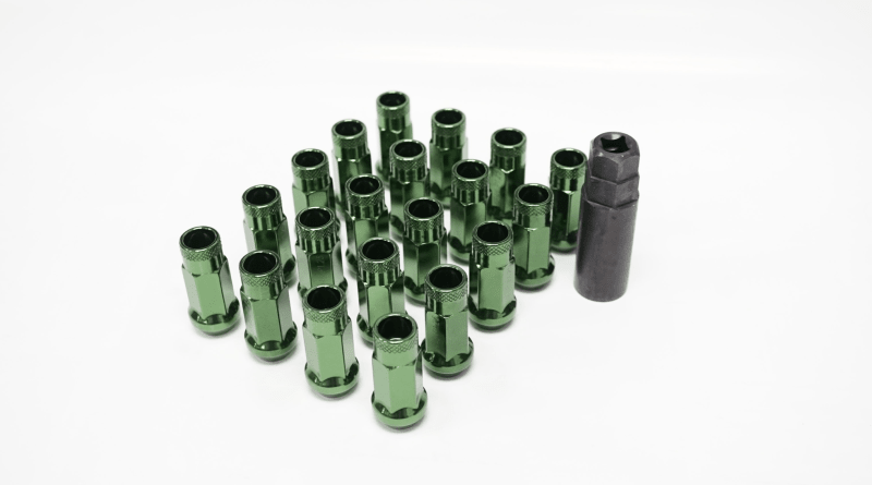 Wheel Mate 12x1.50 48mm Muteki SR48 Dark Green Open End Lug Nuts-Lug Nuts-Wheel Mate