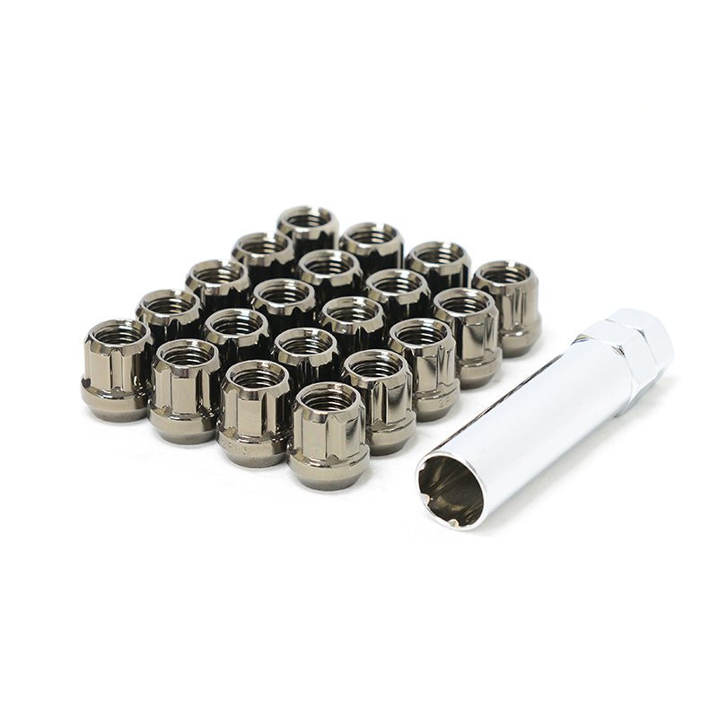 Wheel Mate Muteki Open End Lug Nuts - Titanium 12x1.50-Lug Nuts-Wheel Mate