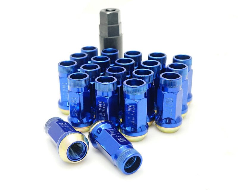 Wheel Mate Muteki SR45R Lug Nut Kit 12x1.25 - Blue-Lug Nuts-Wheel Mate