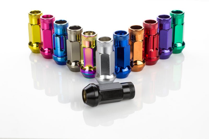Wheel Mate Muteki SR48 Open End Lug Nuts - Green 12x1.25 48mm-Lug Nuts-Wheel Mate