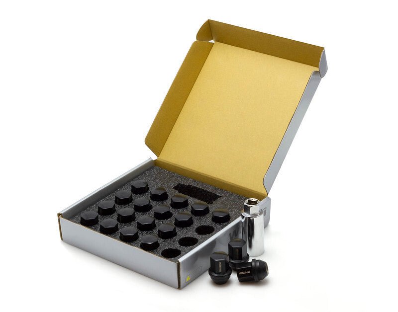 Wheel Mate WM14T Closed End Lug Nuts - QTY 20/Black-Lug Nuts-Wheel Mate