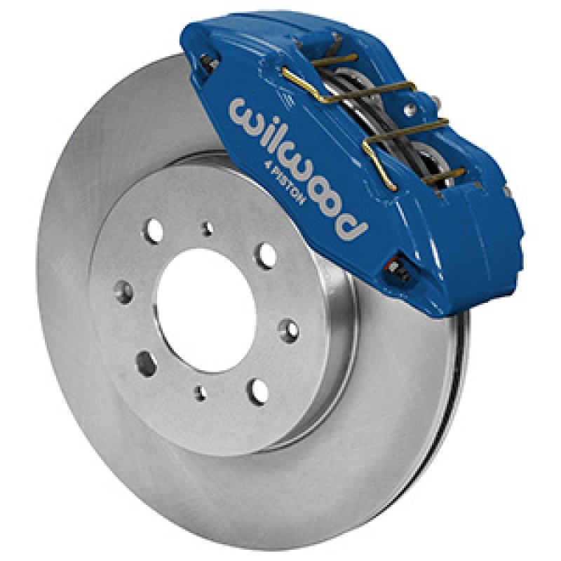 Wilwood DPHA Front Caliper & Rotor Kit Honda / Acura w/ 262mm OE Rotor - Competition Blue-Big Brake Kits-Wilwood