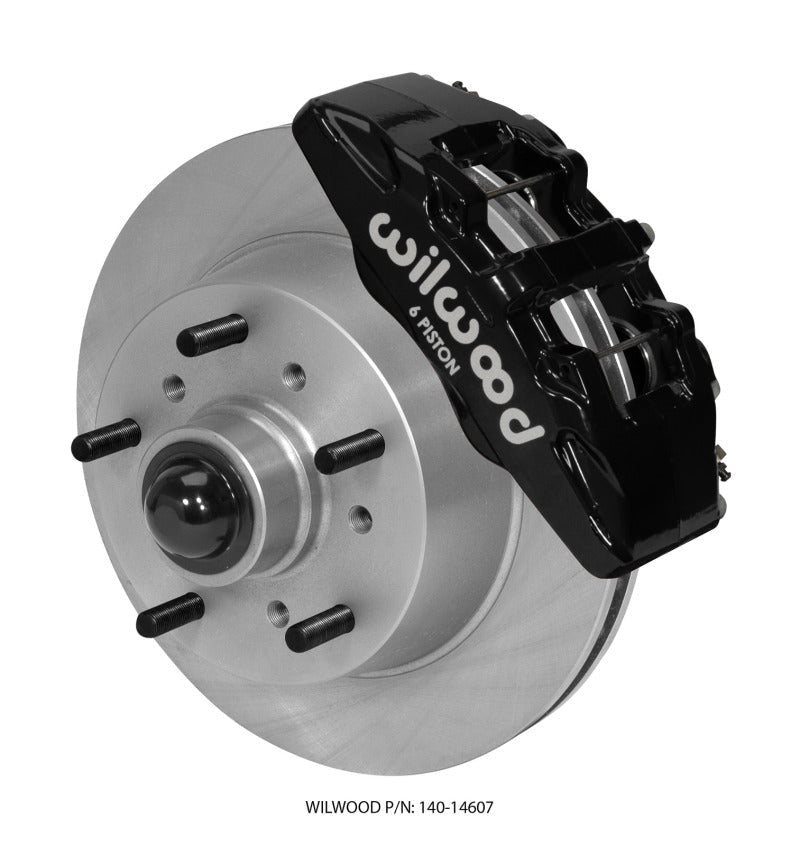 Wilwood Dynapro 6 Front Kit 11.75 Rotor Black 57-67 Ford F100-Big Brake Kits-Wilwood