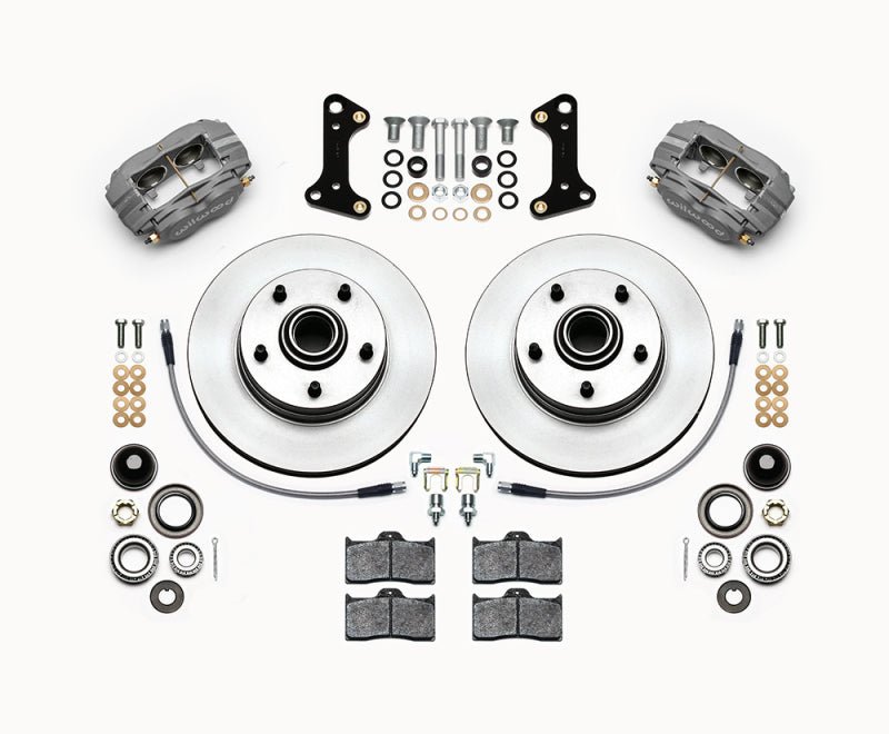 Wilwood Forged Dynalite-M Front Kit 11.00in 1 PC Rotor&Hub 67-69 Camaro 64-72 Nova Chevelle-Big Brake Kits-Wilwood
