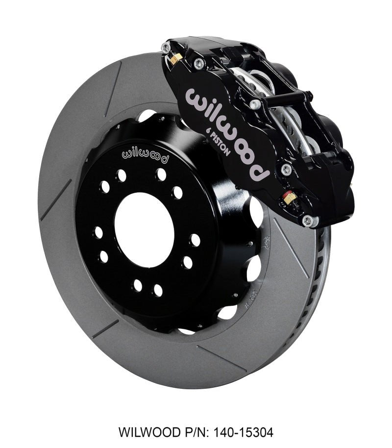Wilwood Narrow Superlite 6R Front Hat Kit 14.00 63-87 C10 w/ Wilwood Pro Spindles-Big Brake Kits-Wilwood