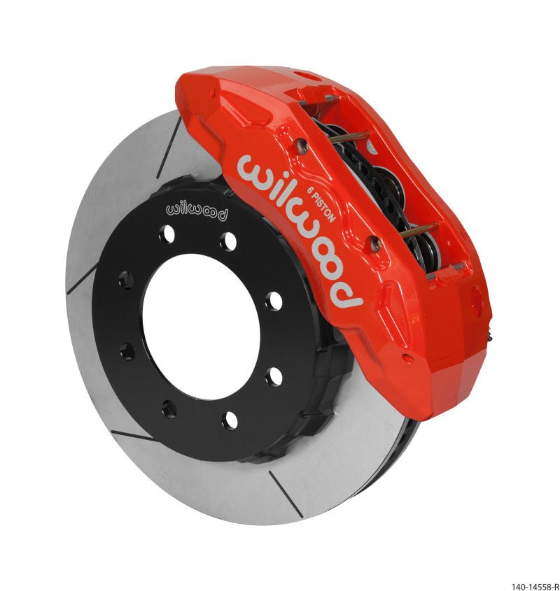 Wilwood TX6R Front Kit 15.00in Red 13-17 Ford F-250/F-350 - 4WD-Big Brake Kits-Wilwood