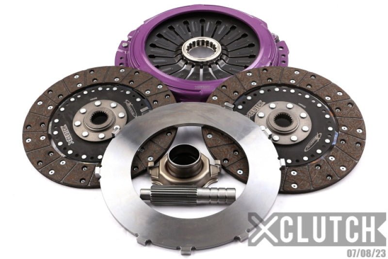 XClutch Mitsubishi 9in Twin Solid Organic Multi - Disc Service Pack Clutch Rebuild Kits