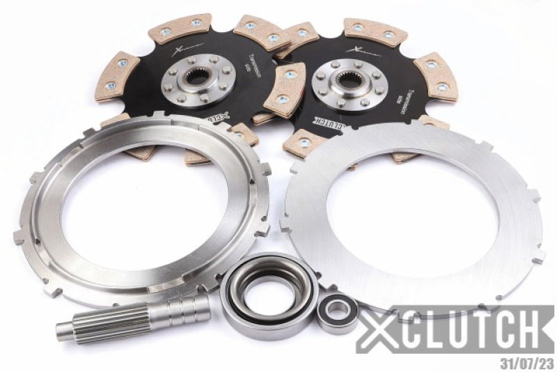 XClutch Porsche 9in Twin Solid Ceramic Multi - Disc Service Pack Clutch Rebuild Kits