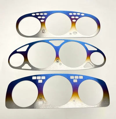 CHASING J'S TITANIUM GAUGE CLUSTER BEZELS