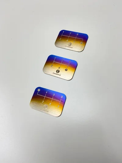 CHASING J'S TITANIUM SHIFT PLATE PATTERN