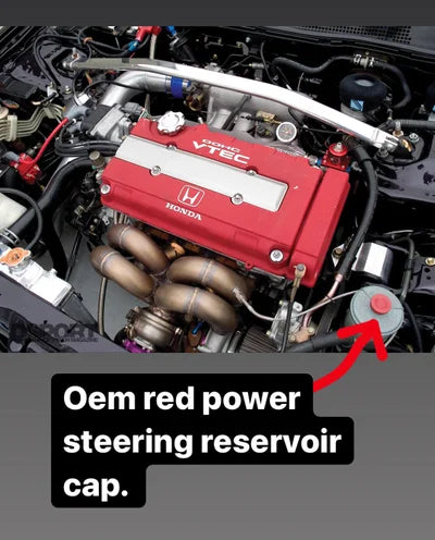 CHASING J'S HONDA TITANIUM POWER STEERING RESERVOIR CAP