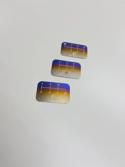 CHASING J'S TITANIUM SHIFT PLATE PATTERN