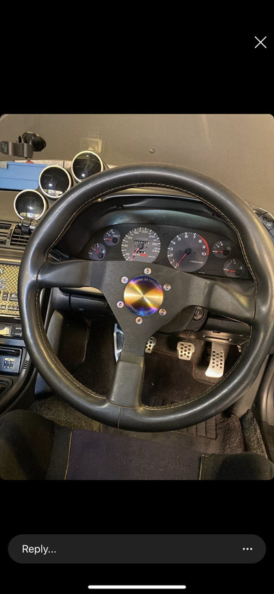 CHASING J'S TITANIUM STEERING WHEEL HORN DELETE