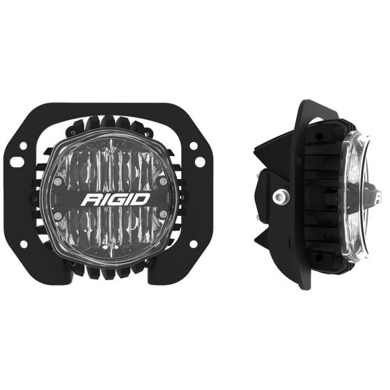 Rigid Industries 360-Series 4in LED SAE J583 Fog Light - 2018+ Jeep JL Rubicon - Yellow (Pair)