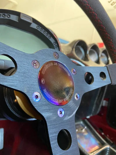 CHASING J'S TITANIUM STEERING WHEEL HORN DELETE