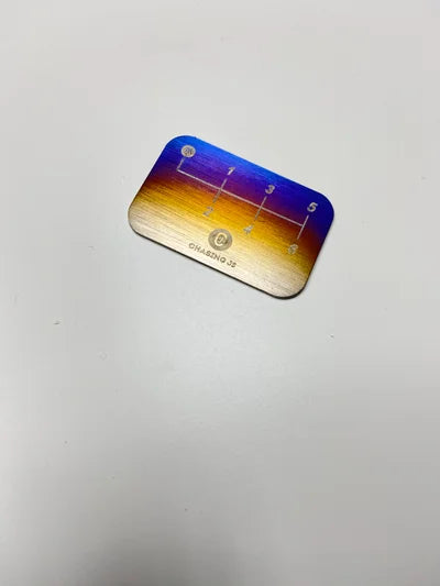 CHASING J'S TITANIUM SHIFT PLATE PATTERN