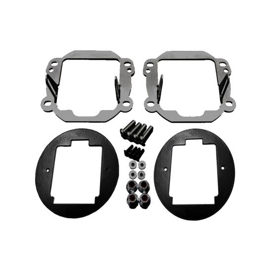 Rigid Industries Jeep JK - Fog Light Kit - Mounts set of Dually/d2