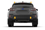 Rally Armor - 2024 Subaru Crosstrek (Wilderness Only) Black UR Mud Flap W/Grey Logo-No Drilling Req