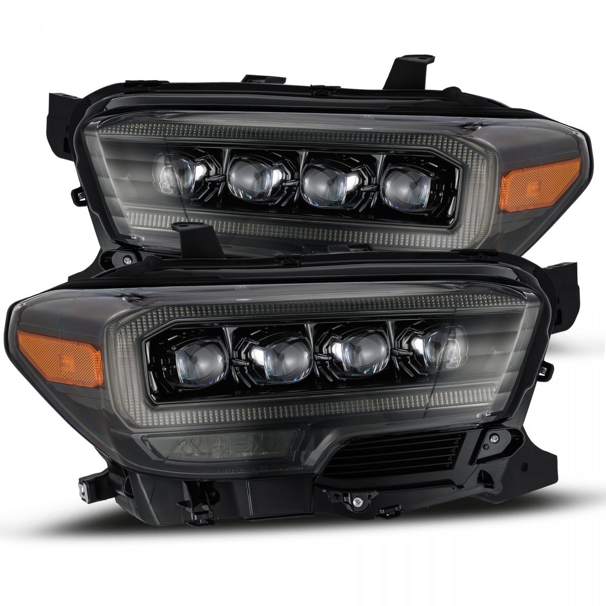 AlphaRex 16-21 Toyota Tacoma NOVA-Series LED Projector Headlights Alpha-Black