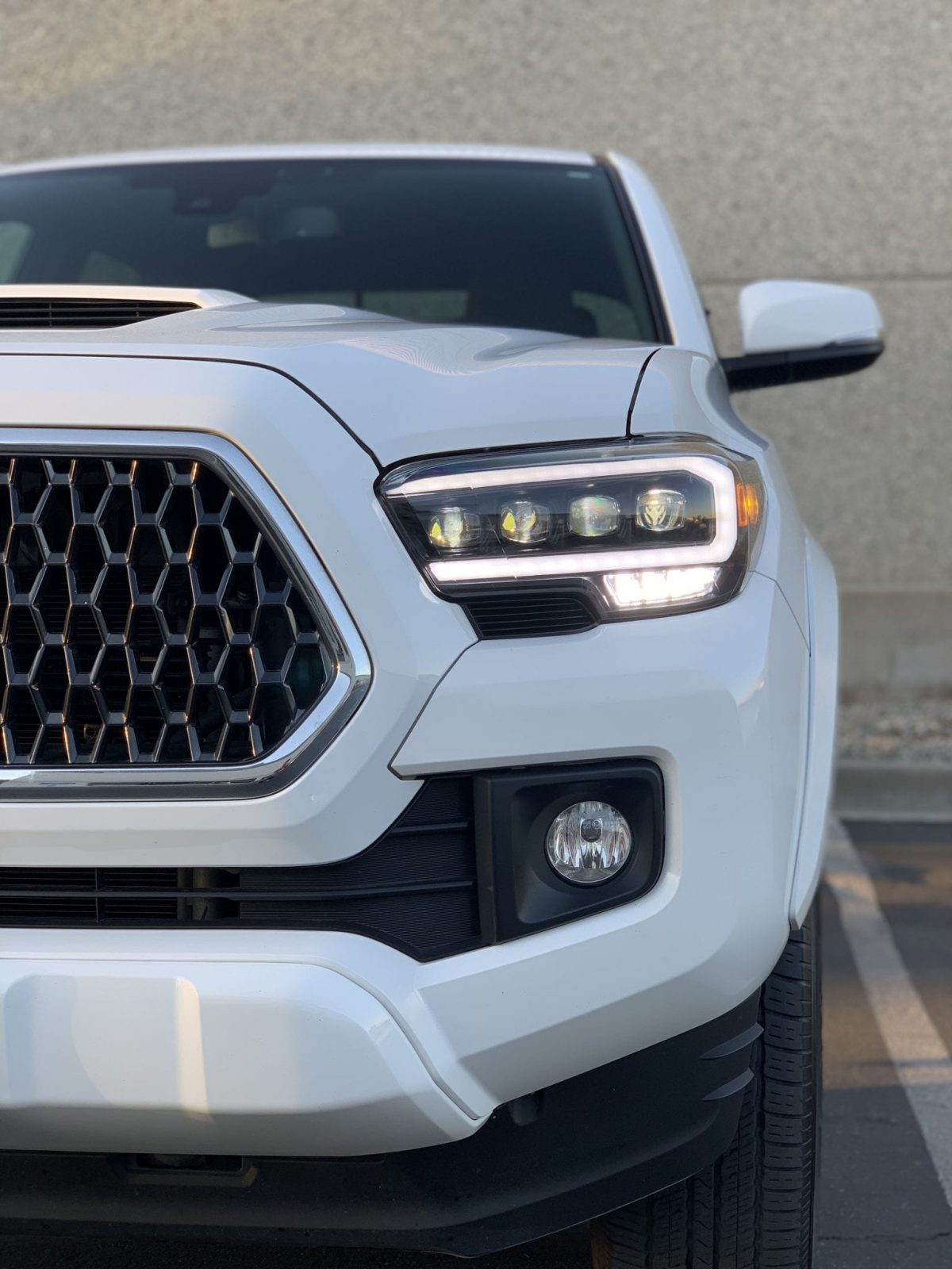 AlphaRex 16-21 Toyota Tacoma NOVA-Series LED Projector Headlights Alpha-Black