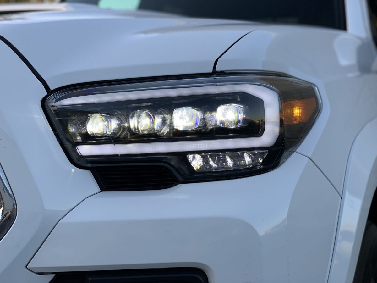 AlphaRex 16-21 Toyota Tacoma NOVA-Series LED Projector Headlights Alpha-Black