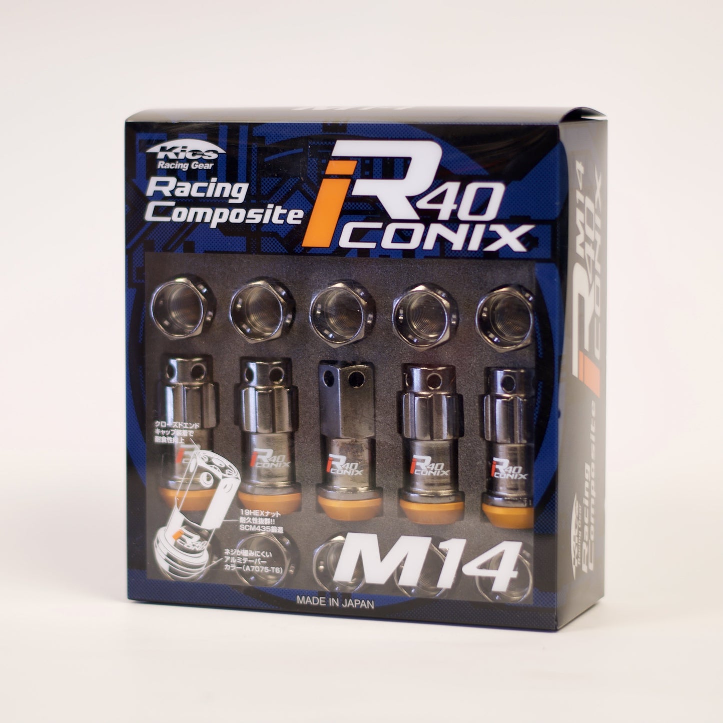PROJECT KICS R40 ICONIX M14x1.5 Lug Nuts Capless